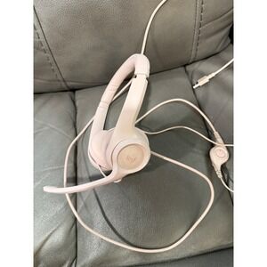 Logitech H390 Stereo Headset Pink USB Microphone‎ Boom Chat